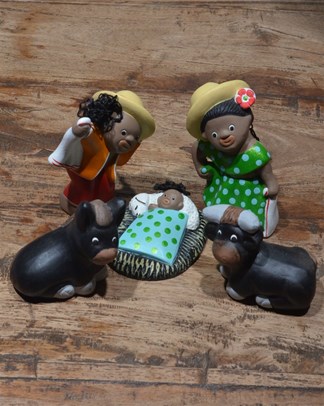 Kerstgroep negertjes
