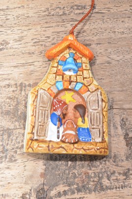 RM086 kerststal kerkje