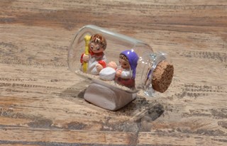 kerststal_flesje_wit
