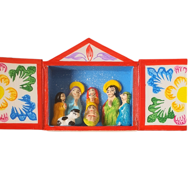 Kerststal retablo Peru